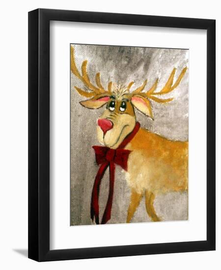 Mr. Reindeer-Ruth Palmer 3-Framed Art Print