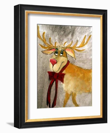 Mr. Reindeer-Ruth Palmer 3-Framed Art Print