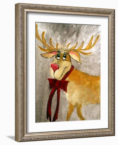 Mr. Reindeer-Ruth Palmer 3-Framed Art Print