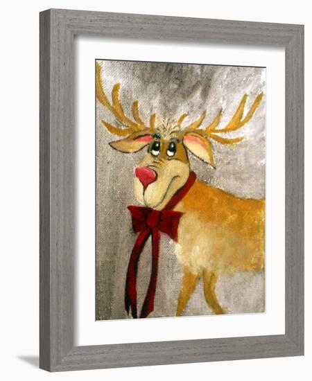 Mr. Reindeer-Ruth Palmer 3-Framed Art Print