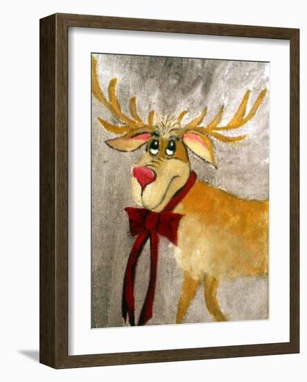 Mr. Reindeer-Ruth Palmer 3-Framed Art Print