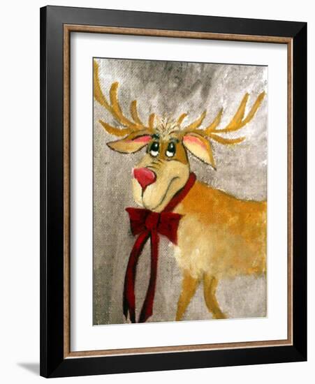 Mr. Reindeer-Ruth Palmer 3-Framed Art Print