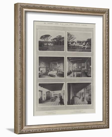 Mr Rhodes' Home Near Cape Town, Groote Schuur-null-Framed Giclee Print