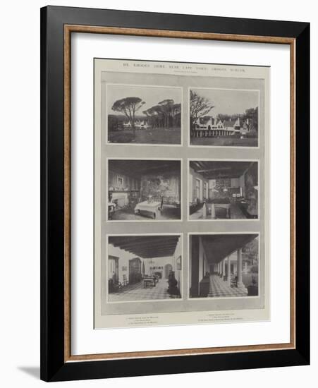 Mr Rhodes' Home Near Cape Town, Groote Schuur-null-Framed Giclee Print