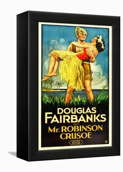 MR. ROBINSON CRUSOE, Douglas Fairbanks Sr., Maria Alba, 1932-null-Framed Stretched Canvas