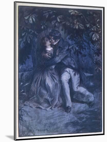 Mr. Rochester Declares His Love for Jane-C.e. Brock-Mounted Art Print