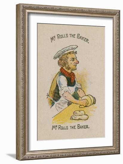 Mr Rolls the Baker-null-Framed Giclee Print