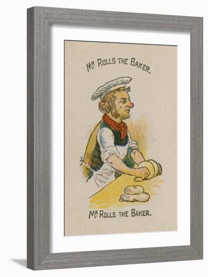Mr Rolls the Baker-null-Framed Giclee Print