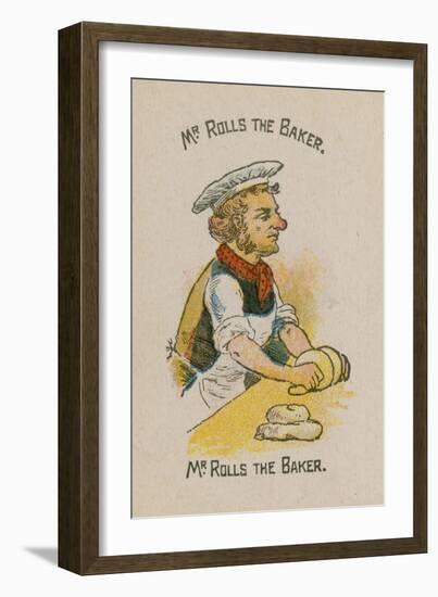 Mr Rolls the Baker-null-Framed Giclee Print