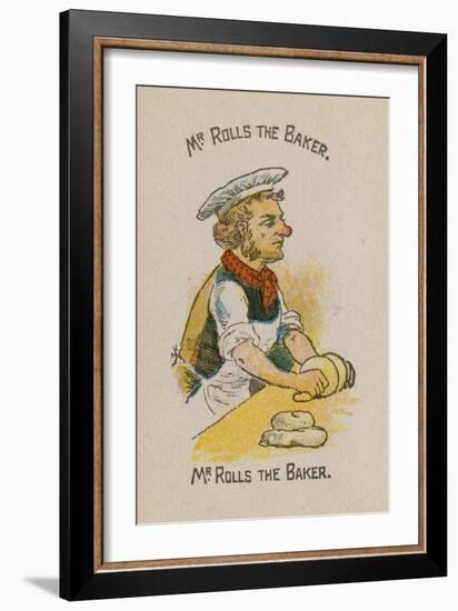 Mr Rolls the Baker-null-Framed Giclee Print
