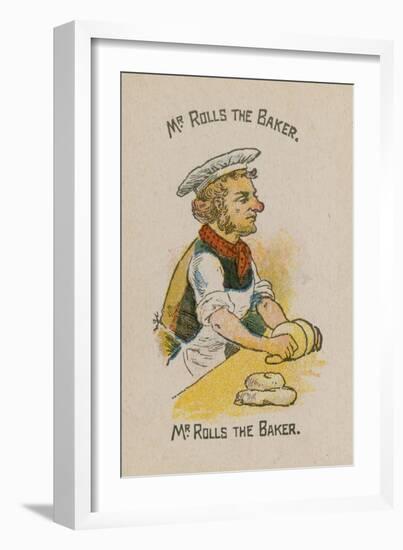 Mr Rolls the Baker-null-Framed Giclee Print