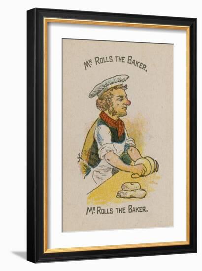 Mr Rolls the Baker-null-Framed Giclee Print