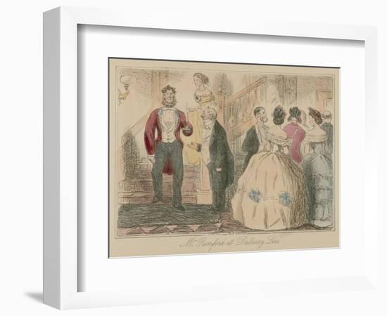 Mr Romford at Dalberry Lees-John Leech-Framed Giclee Print