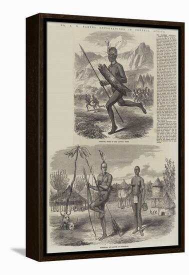 Mr S W Baker's Explorations in Central Africa-null-Framed Premier Image Canvas