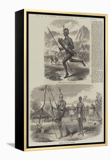 Mr S W Baker's Explorations in Central Africa-null-Framed Premier Image Canvas