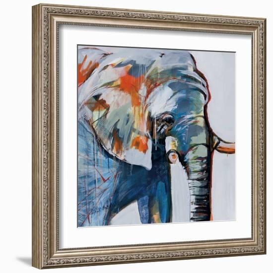 Mr. Silver Hair-Angela Maritz-Framed Giclee Print