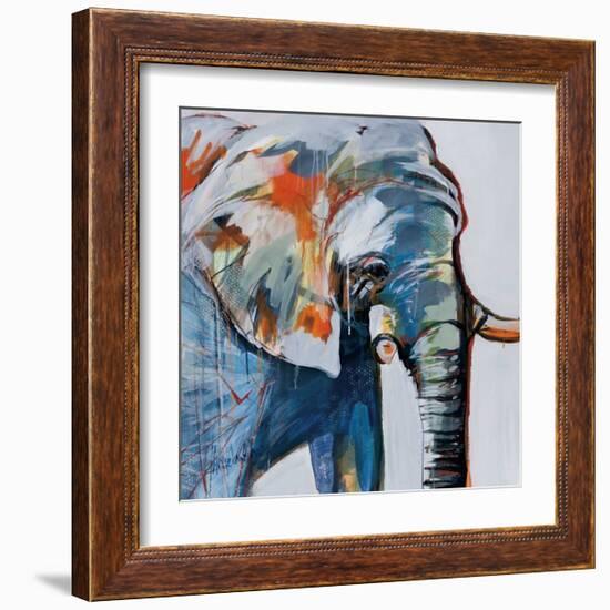 Mr. Silver Hair-Angela Maritz-Framed Giclee Print