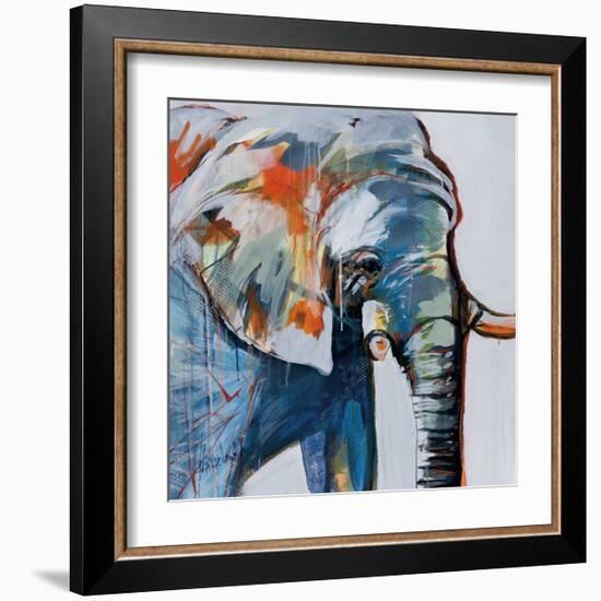 Mr. Silver Hair-Angela Maritz-Framed Giclee Print