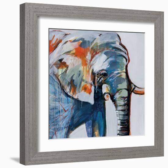 Mr. Silver Hair-Angela Maritz-Framed Giclee Print