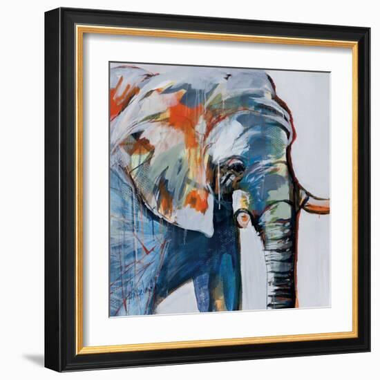 Mr. Silver Hair-Angela Maritz-Framed Giclee Print