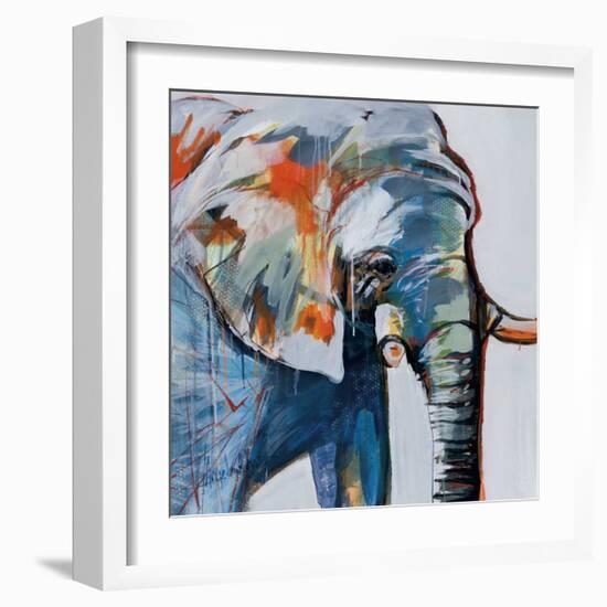 Mr. Silver Hair-Angela Maritz-Framed Giclee Print