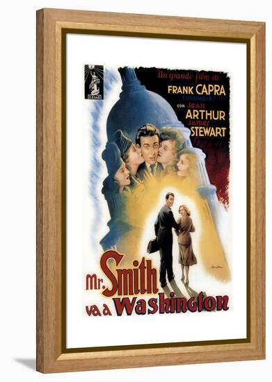 Mr. Smith Goes to Washington, (aka Mr. Smith Va a Washington), James Stewart, Jean Arthur, 1939-null-Framed Premier Image Canvas