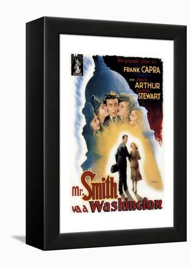 Mr. Smith Goes to Washington, (aka Mr. Smith Va a Washington), James Stewart, Jean Arthur, 1939-null-Framed Premier Image Canvas