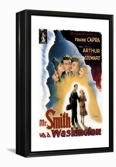 Mr. Smith Goes to Washington, (aka Mr. Smith Va a Washington), James Stewart, Jean Arthur, 1939-null-Framed Premier Image Canvas