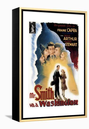 Mr. Smith Goes to Washington, (aka Mr. Smith Va a Washington), James Stewart, Jean Arthur, 1939-null-Framed Premier Image Canvas