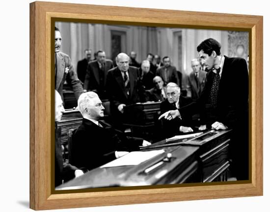 Mr. Smith Goes To Washington, Claude Rains, James Stewart, 1939, Senate Debate-null-Framed Stretched Canvas