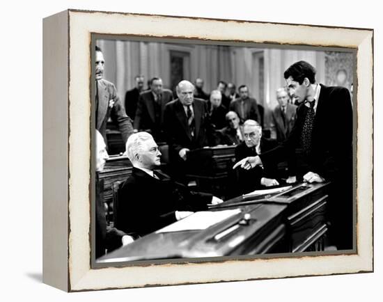 Mr. Smith Goes To Washington, Claude Rains, James Stewart, 1939, Senate Debate-null-Framed Stretched Canvas