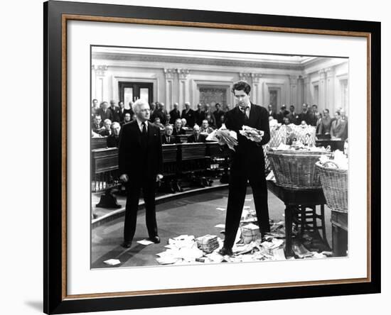 Mr. Smith Goes To Washington, Claude Rains, James Stewart, 1939-null-Framed Photo