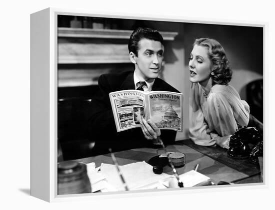 Mr. Smith Goes To Washington, James Stewart, Jean Arthur, 1939-null-Framed Stretched Canvas
