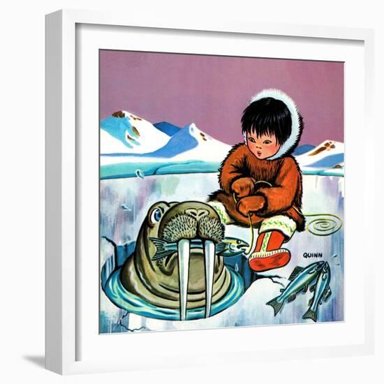 Mr. Snowman - Jack & Jill-Cynthia Koehler-Framed Giclee Print