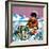 Mr. Snowman - Jack & Jill-Cynthia Koehler-Framed Giclee Print