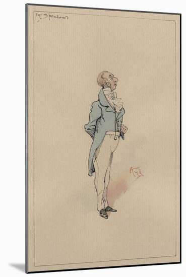 Mr Spenlow, C.1920s-Joseph Clayton Clarke-Mounted Giclee Print