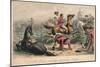 Mr. Sponge Completely Scatters His Lordship, 1865-John Leech-Mounted Giclee Print