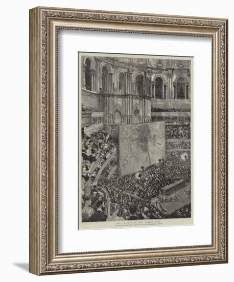 Mr Stanley at the Albert Hall-null-Framed Giclee Print