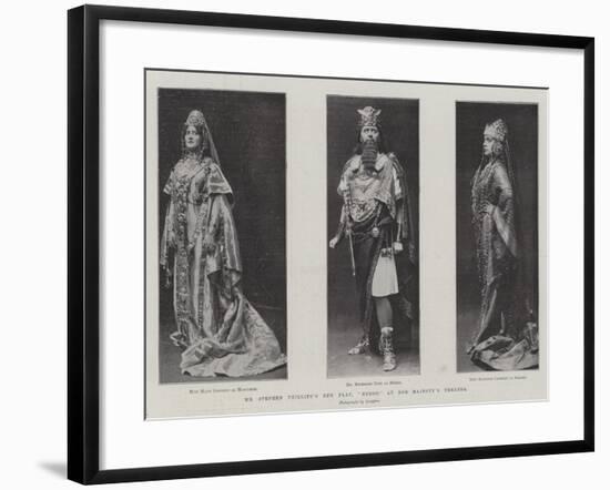 Mr Stephen Phillips's New Play, Herod, at Her Majesty's Theatre-null-Framed Giclee Print