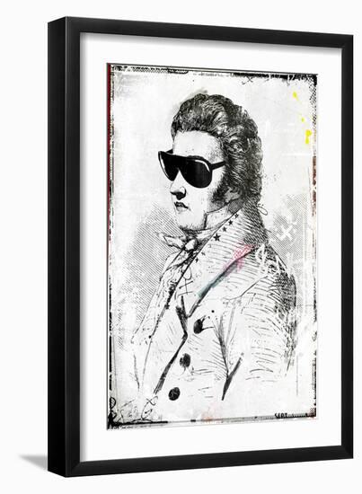Mr Sunglasses Ii, 2016 (Collage on Canvas)-Teis Albers-Framed Giclee Print
