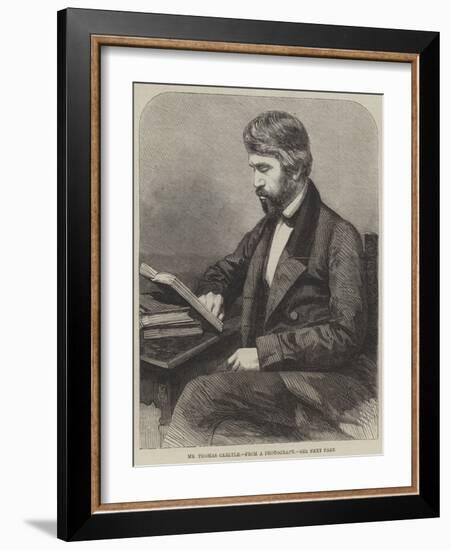 Mr Thomas Carlyle-Thomas Harrington Wilson-Framed Giclee Print