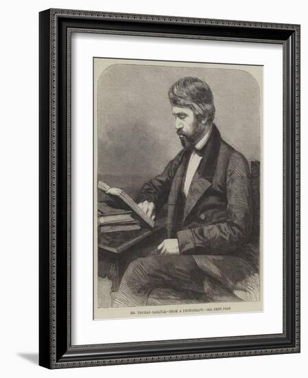 Mr Thomas Carlyle-Thomas Harrington Wilson-Framed Giclee Print