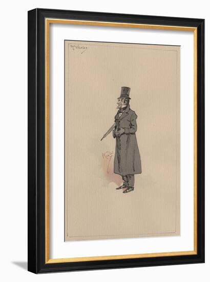 Mr Vholes, C.1920s-Joseph Clayton Clarke-Framed Giclee Print