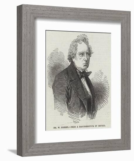 Mr W Farren-null-Framed Giclee Print