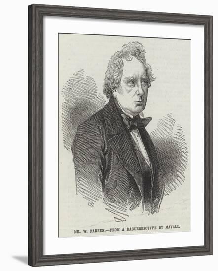 Mr W Farren-null-Framed Giclee Print