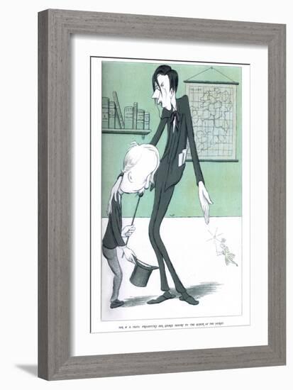 Mr Wb Yeats, Presenting Mr George Moore to the Queen of Fairies, 1904-Max Beerbohm-Framed Giclee Print