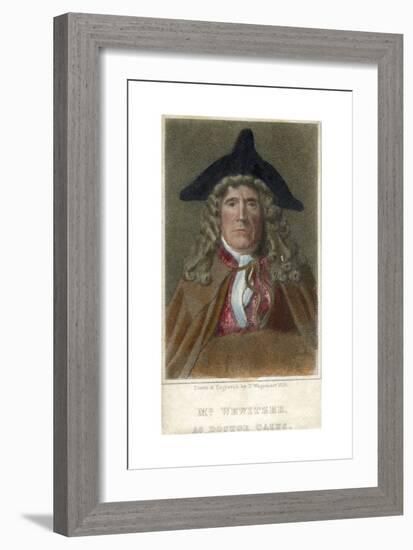 Mr Wewitzer as Doctor Caius, 1819-Thomas Charles Wageman-Framed Giclee Print