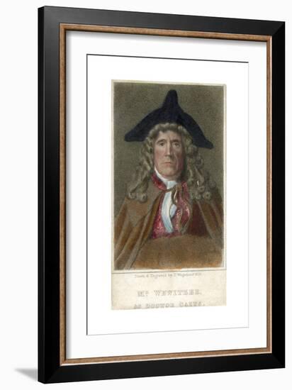 Mr Wewitzer as Doctor Caius, 1819-Thomas Charles Wageman-Framed Giclee Print