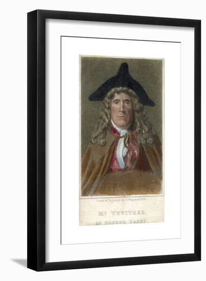 Mr Wewitzer as Doctor Caius, 1819-Thomas Charles Wageman-Framed Giclee Print