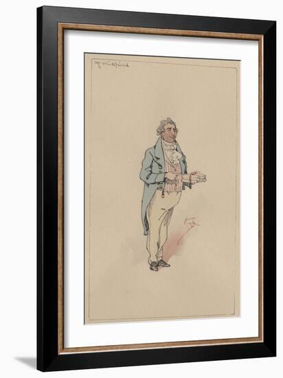 Mr Wickfield, C.1920s-Joseph Clayton Clarke-Framed Giclee Print